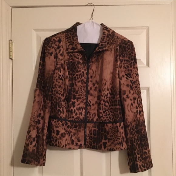 Kelly and Diane leopard print business suit, sz 10 - Picture 1 of 2